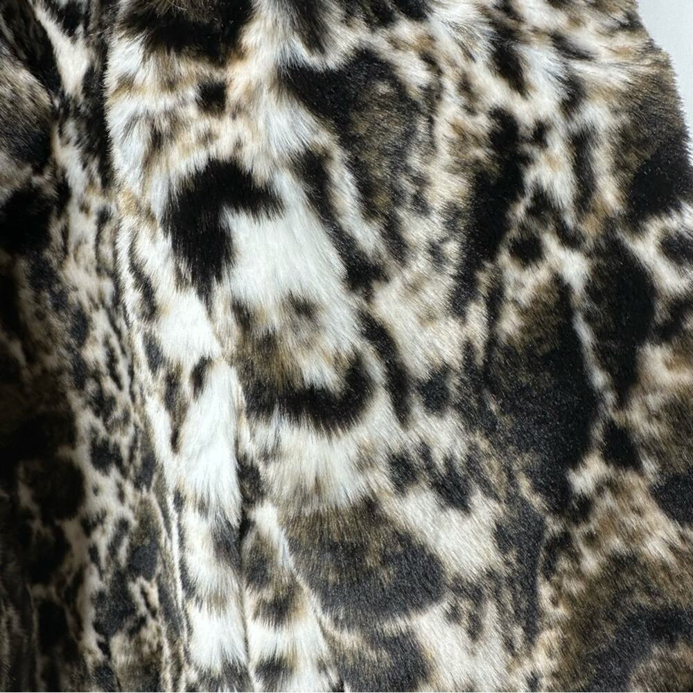 BAND OF THE FREE Wildcat Animal Print Faux Fur Jacket NWT in Large - Picture 5 of 8